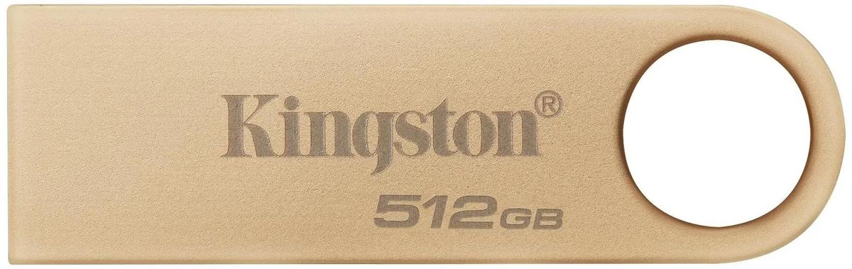 Флешка USB Kingston DataTraveler SE9 512ГБ, USB3.0, золотистый [dtse9g3/512gb]